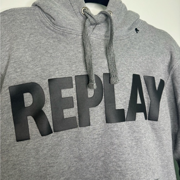 Replay graphic logo kangaroo hoodie - Picture 2 of 9